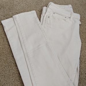 Levis White Skinny Jeans